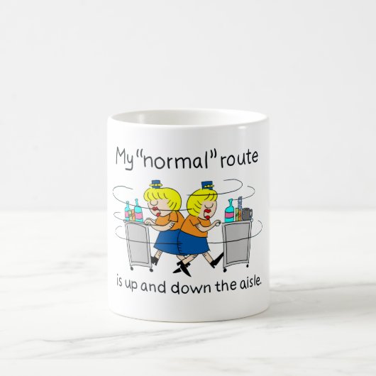 Jetlagged Comic | mein normaler Weg 11 Kaffeetasse (Mittel)