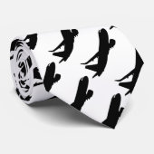 Jetliner-Silhouette Krawatte (Gerollt)