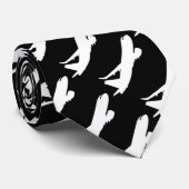 JetLiner-Silhouette Krawatte (Gerollt)