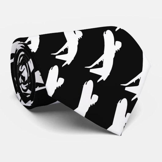 JetLiner-Silhouette Krawatte (Gerollt)