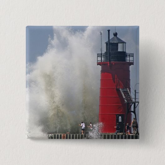 Jetons sehen große Wellen in Button (Vorderseite)