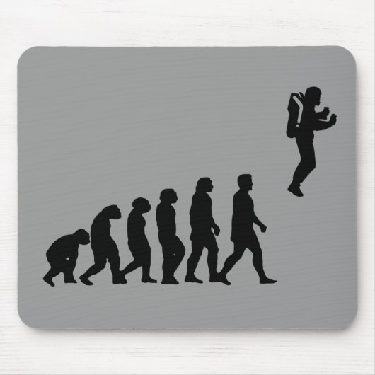 Jetpack Evolutions-Mausunterlage Mousepad (Vorne)