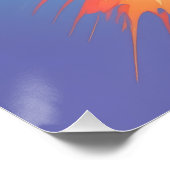 Jetpack-Hamster-Plakat | Lustige Cartoon-Wandkunst Poster (Ecke)