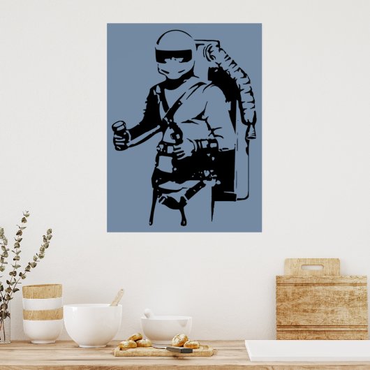 Jetpack Pilotposter Poster (Küche)