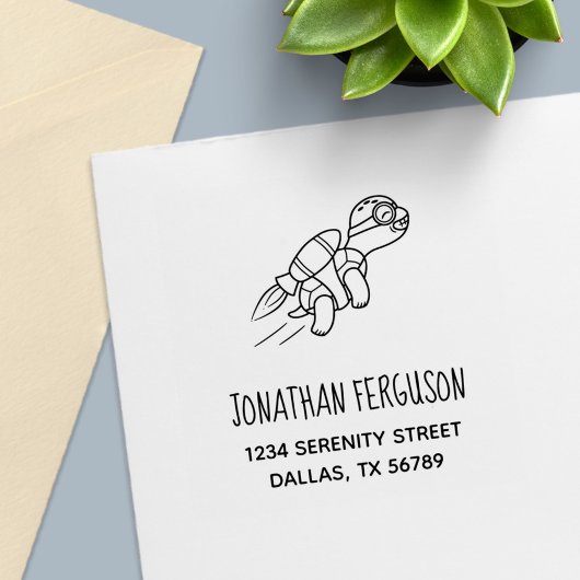 Jetpack Turtle Address Permastempel