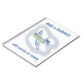 Jetplane-Subject-Notebook Notizblock (Linke Seite)
