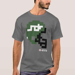 Jets 90s Tecmo Bowl Helmet T - Shirt