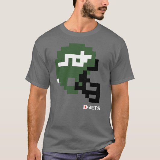 Jets 90s Tecmo Bowl Helmet T - Shirt (Vorderseite)