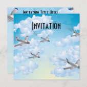 Jets Einladung (Vorne/Hinten)