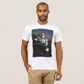 Jets gegen Patriot-Heckklappen-Party T-Shirt (Vorne ganz)