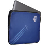 Jets neben dem Mond | British Columbia Laptopschutzhülle (Vorne Rechts)