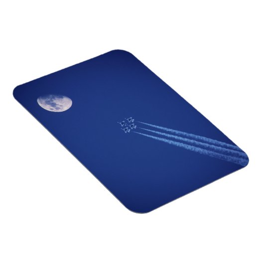 Jets neben dem Mond | British Columbia Magnet (Rechte Seite)