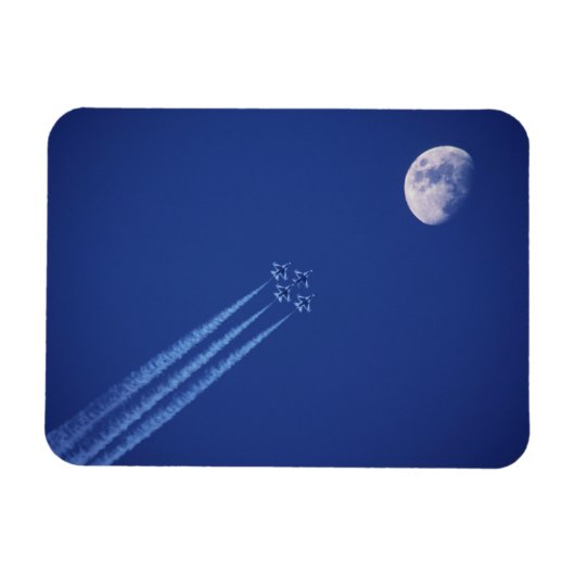 Jets neben dem Mond | British Columbia Magnet (Horizontal)