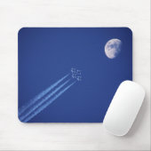 Jets neben dem Mond | British Columbia Mousepad (Mit Mouse)