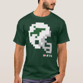 Jets Throwback Tecmo Bowl Helm T - Shirt (Vorderseite)