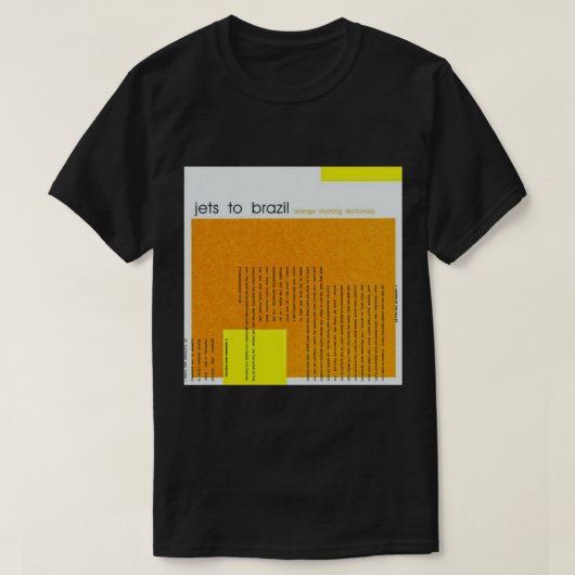 Jets To Brazil - Orange Rhyming Dictionary Classic T-Shirt (Design vorne)