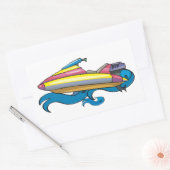 Jetski-Aufkleber Rechteckiger Aufkleber (Umschlag)