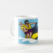 Jetski Fun Kaffeetasse (Vorderseite Links)