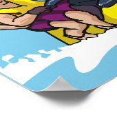 Jetski Fun Poster (Ecke)