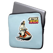 Jetski Jesus Laptopschutzhülle (Vorderseite Links)