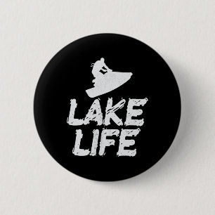 Jetski Jet Ski Skifahren Liebe Wassersport Cool Button