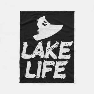 Jetski Jet Ski Skifahren Liebe Wassersport Cool Fleecedecke