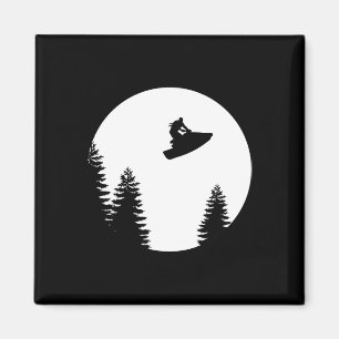 Jetski Jet Ski Skifahren Liebe Wassersport Cool Magnet