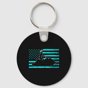 Jetski Jet Ski Watercraft Jet Ski American USA Schlüsselanhänger