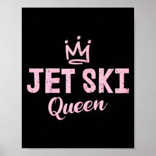 Jetski-Königin _ Jetski-Liebhaberin Poster