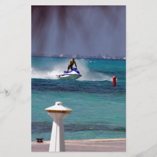 Jetski-Paradies Briefpapier (Vorderseite)
