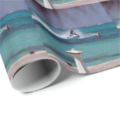 Jetski-Paradies Geschenkpapier (Rolleneckpunkt)