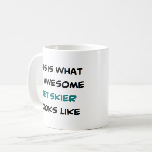 Jetski, phantastisch kaffeetasse (Vorderseite Links)