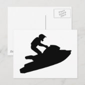 Jetski Postkarte (Vorne/Hinten)