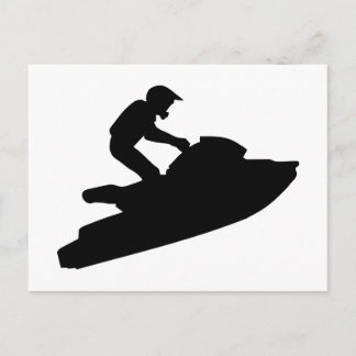 Jetski Postkarte