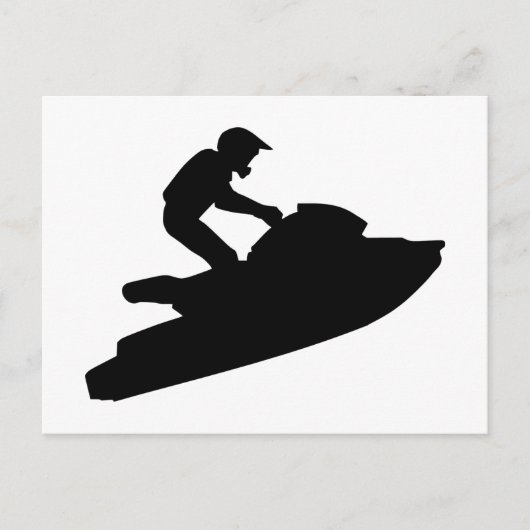 Jetski Postkarte (Vorderseite)