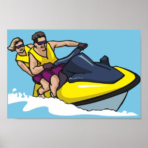 Jetski Spaß Poster