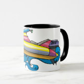 Jetski-Tasse Tasse (VorderseiteRechts)