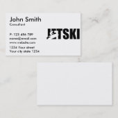 Jetski Visitenkarte (Vorne/Hinten)