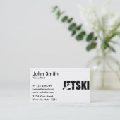 Jetski Visitenkarte (Stehend Vorderseite)
