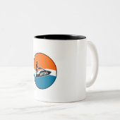 JetSki Zweifarbige Tasse (VorderseiteRechts)