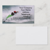 Jetskiing im Ozean Visitenkarte (Vorne/Hinten)