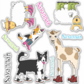 Jett and Friends Variety Aufkleber (Vorderseite)