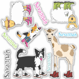 Jett and Friends Variety Aufkleber