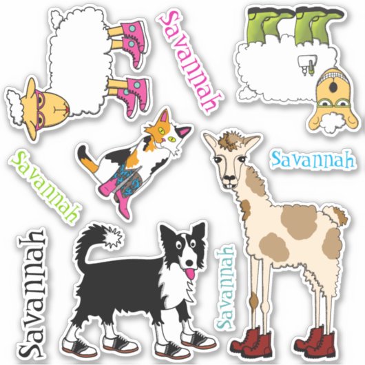 Jett and Friends Variety Aufkleber (Vorderseite)