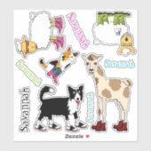 Jett and Friends Variety Aufkleber (Blatt)