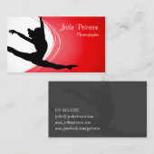 Jette Leap Business Card Tänzer Choreograf Visitenkarte (Vorne/Hinten)