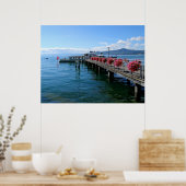 Jetty am Genfersee Poster (Küche)