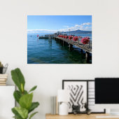 Jetty am Genfersee Poster (Heimbüro)