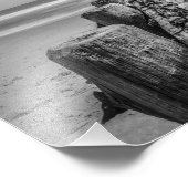 Jetty an der New Jersey Shore Fotodruck (Ecke)