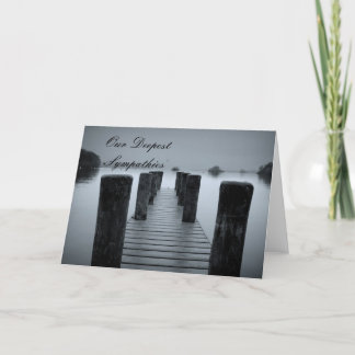 Jetty Our Deepest Beileids Card Karte